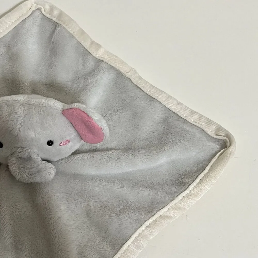 Walmart Gray Elephant Security Blanket Lovey Lovie Small Blankie